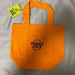 Trader Joe's Orange Tote Bag